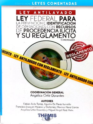 cover image of Ley Antilavado con Reglamento